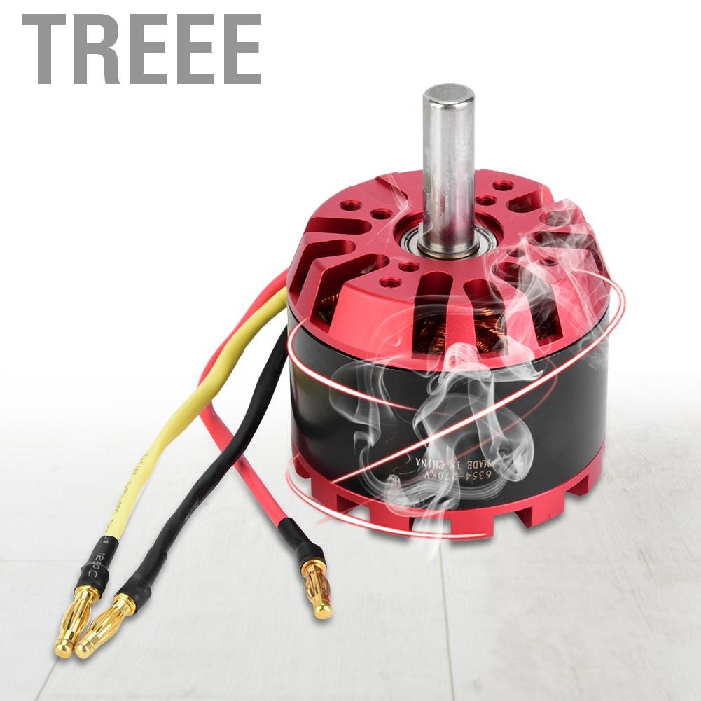 Treee 6354-270KV Outrunner มอเตอร์เซนเซอร์ไร้เซนเซอร์สำหรับ Electric Balancing Scooter สเก็ตบอร์ดสำห