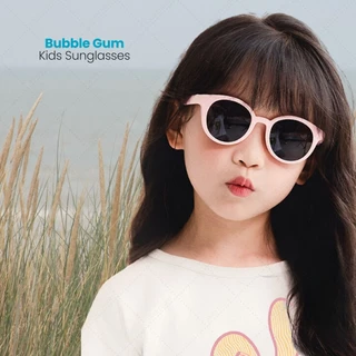ANZ STUDIO แว่นกันแดดสำหรับเด็ก เลนส์ถนอมสายตา UV400 รุ่น Bubble Gum เลนส์ Polarized สำหรับเด็กอายุ 3-12 ปี ป้องกัน UV