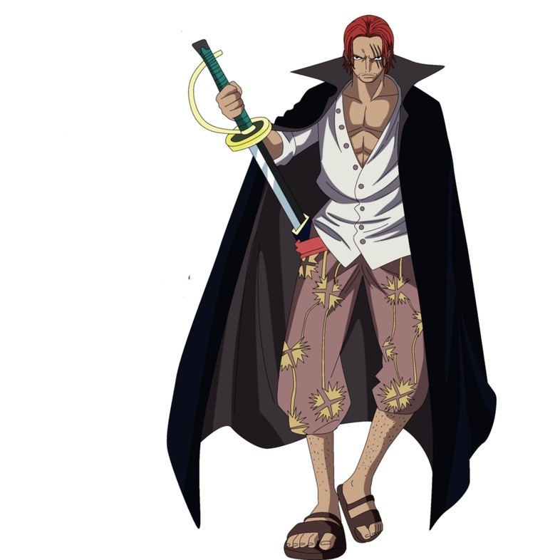 シャンクス (Shanks) แชงคูส โมเดลดาบ วันพีซ 紅髮香克斯 四皇อัตราส่วน 1:6 ดาบ โรโรโนอาโซโล One Piece (เหล็ก)  25.5cm