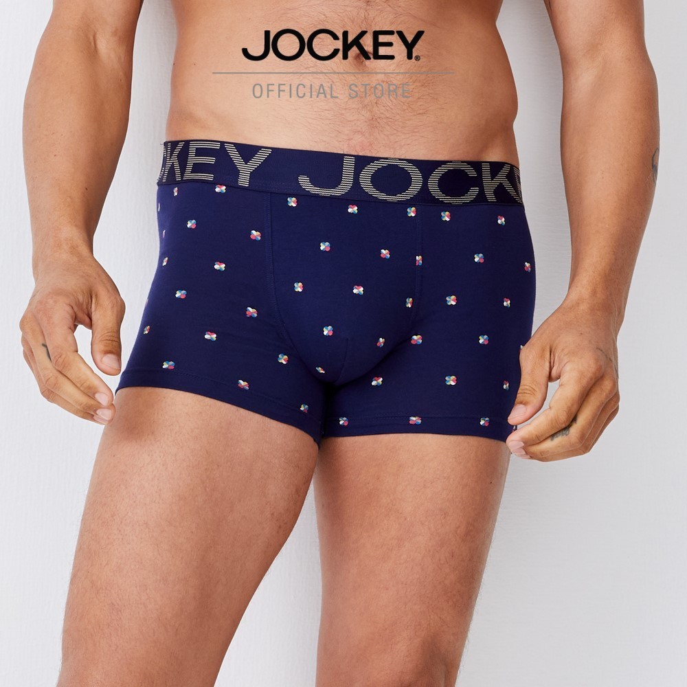 JOCKEY UNDERWEAR EU FASHION รุ่น KU 1921241 S24 TRUNKS - สีกรมท่า