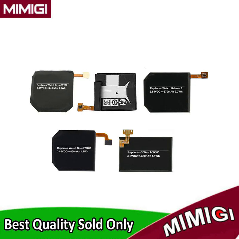 Battery For LG Watch BL-S1 W100 W100KT BL-S3 R W110 W150 BL-S6 Urbane 2 W200 BL-S7 W280 W280A BL-S8 
