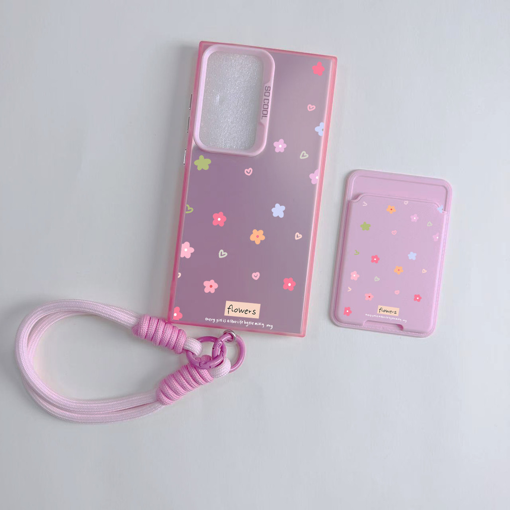 สดดอกไม้ขนาดเล็กปีใหม่หมายเหตุ 20 ultra S25 plus สําหรับ Samsung A23 A24 A25 a55 s22 s22plus ultra กรณี Girly S23 S23Plus s23fe s24 s24plus s24ultra s21FE ปลอก