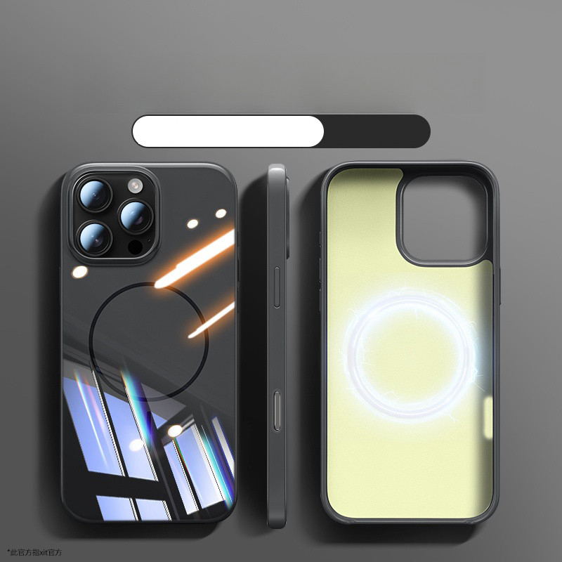ปลอกซิลิโคนอ่อนนุ่มหรูหราป้องกันลายนิ้วมือเคสโทรศัพท์เคลือบสําหรับiphone 13 14 15 Pro Maxกรณีเชือกเส้นเล็ก16proสาย15proฝาครอบกันกระแทกแม่เหล็กIP16เลนส์ป้องกัน