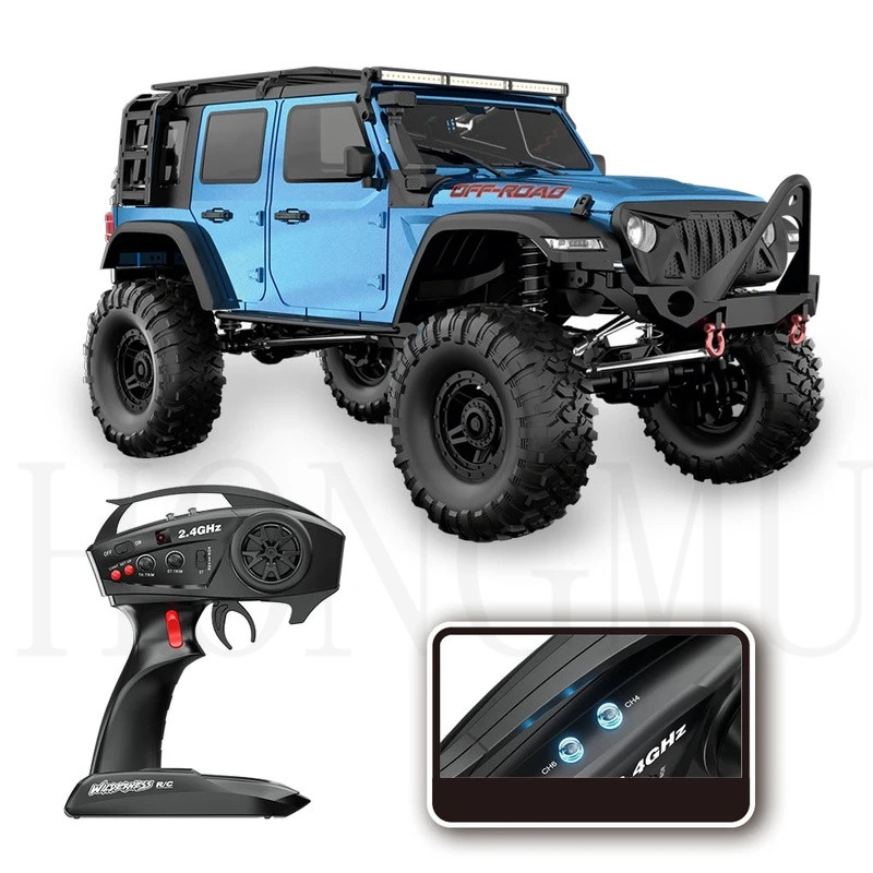 1/10 RC รถ HB RTR R1011 รีโมทคอนโทรลรถ 2.4G Full Proportional Rock Crawler ไฟ LED 4WD Off-Road ปีนเข