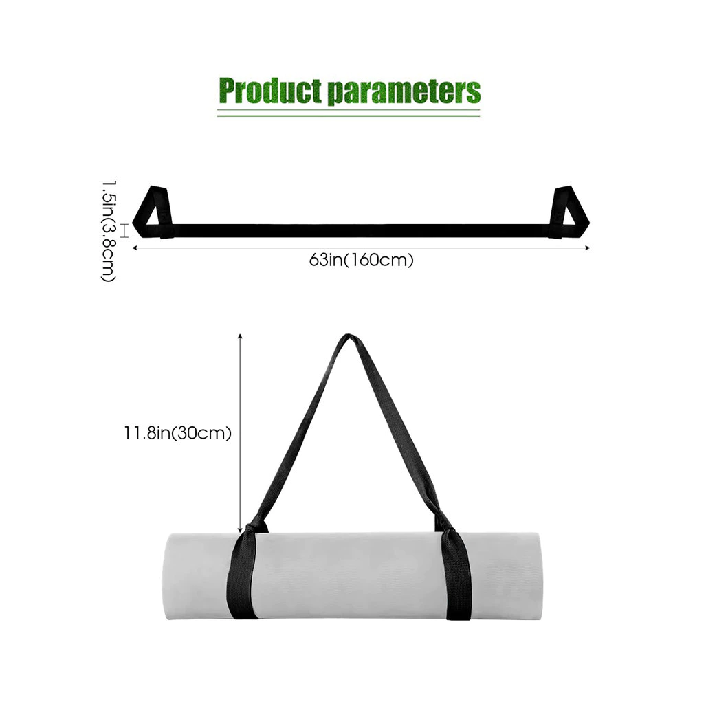 สายรัดเสื่อโยคะ เชือกสะพายเสื่อโยคะ กว้าง3.8ซม.Yoga Mat Strap thumbnail 3