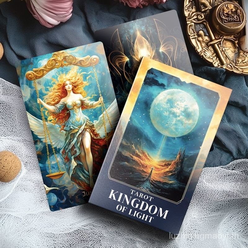 ของแท้ Bright Kingdom Rocavit TAROT การ์ดมือใหม่แนะนำผู้เริ่มต้น78การ์ดเกมกระดาน
