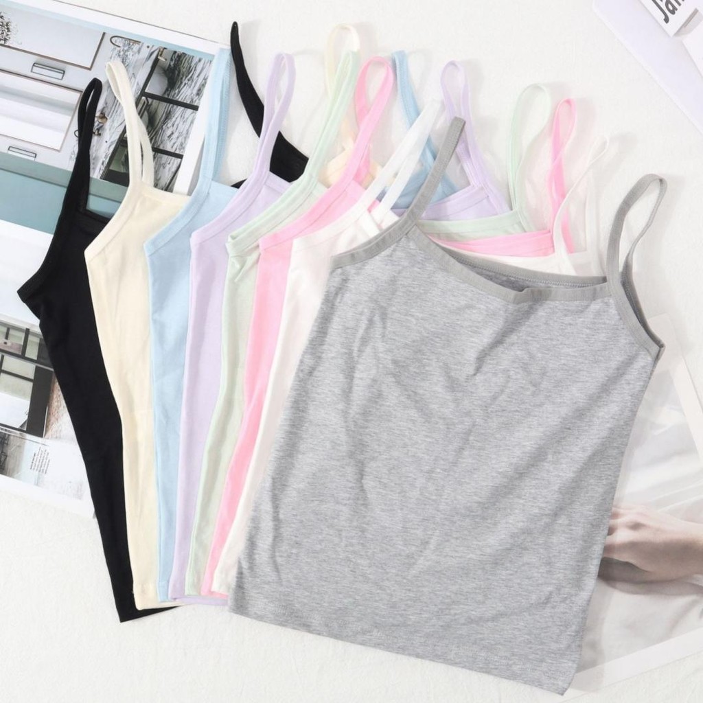 23กก.-40กก. เด็กผู้หญิง ผู่แบร์ตี้ เสื้อกั๊กเริ่มต้นสายคล้องไหล่บางด้านในสีพื้น