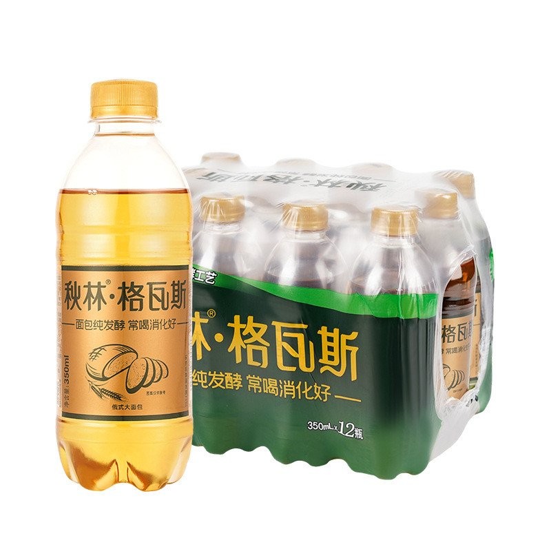 โรงงานขายส่งเครื่องดื่มรสรัสเซียโซดา Qiulin Kvass 350ml * 12ขวด FCL