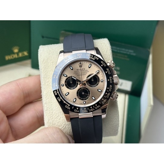 Rolex Rolex Daytona Series116515Rose Gold Tape Di 40 มม. เส้นผ่านศูนย์กลางนาฬิกา