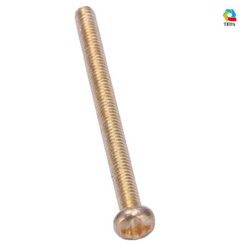 8 ชิ้น M3x30MM กีตาร์ไฟฟ้า Humbucker Pickup ปรับความสูงสกรูและสปริง - ทอง .paudnefth - รูปที่ 3