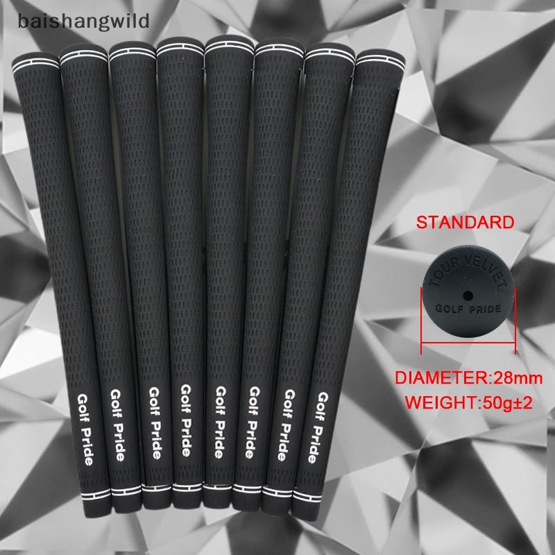 Bwth Golf Club Grip Classic Cross Grain สีดํามาตรฐานยางธรรมชาติมัลติฟังก์ชั่น Handle Jelly