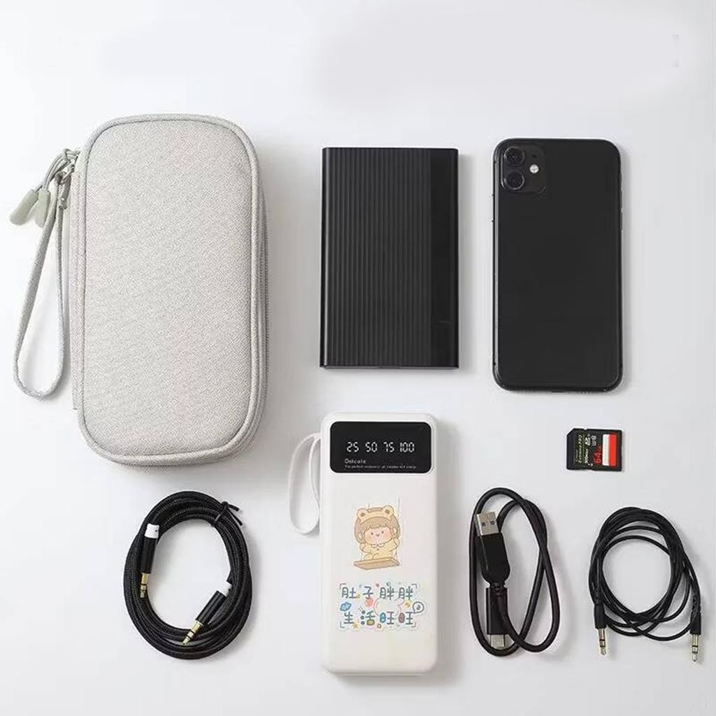 tokyosellected(T2281) กระเป๋าเก็บสายเคเบิล/USB/สายชาร์จ/ชุดหูฟังชาร์จ จัดระเบียบ