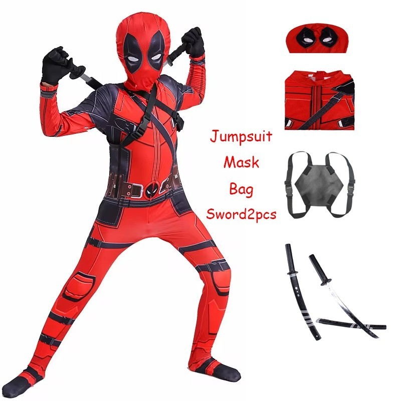 ชุดซุปเปอร์ฮีโร่ เดดพูล Deadpool costume cosplay ชุดคอสเพลย์ ชุดฮีโร่ ชุดมาเวล ชุด superhero ชุดแฟนซี คอสเพลย์ผู้ชาย