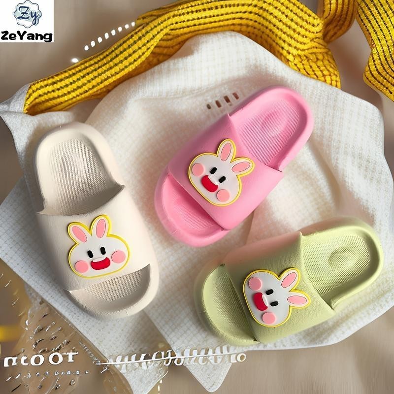 [ซี่] 24-35 พร้อมสต็อกเด็กก้าวบนอึรองเท้าแตะห้องน้ํารองเท้าแตะกันลื่นรองเท้าลําลองรองเท้าแตะน่ารักรองเท้าแตะรองเท้าในครัวเรื