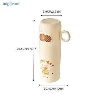 BDGF Creative Little Raccoon ล้างถ้วย Home Travel กล่องแปรงสีฟันแบบพกพาน่ารักแว่นตาหมีแปรงสีฟันกล่อง TH