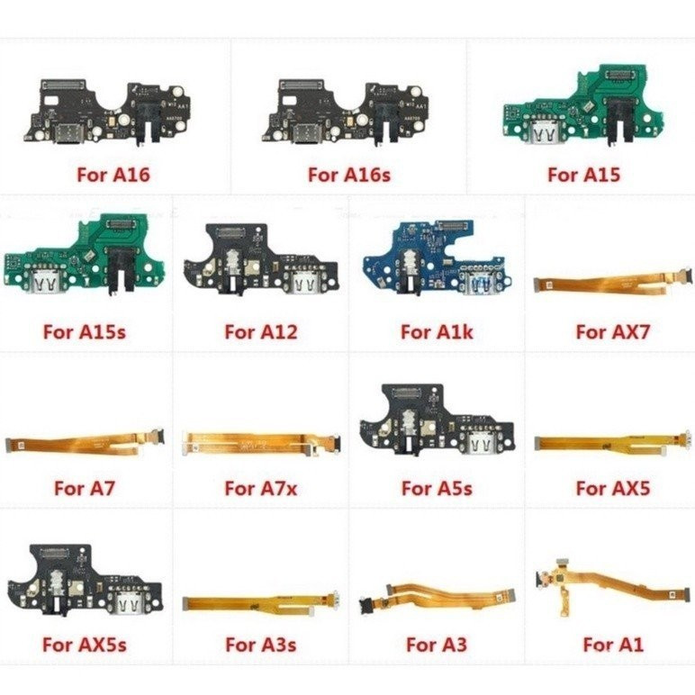 MFS0 &NKMI & สําหรับ OPPO A16 A16s A15 A15s A12 A1k AX7 A7x A5s AX5s A3s A3 Charger USB Connector สา
