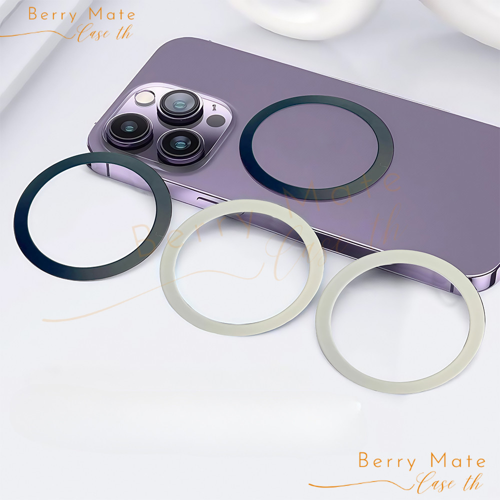 ส่งจากไทย แหวนแม่เหล็ เคสแม่เหล็กติดมือถือ Magnetic Ring การชาร์จ แม่เหล็กติดโทรศัพท์ สติกเกอร์แม่เหล็ก แหวนอะแดปเตอร์