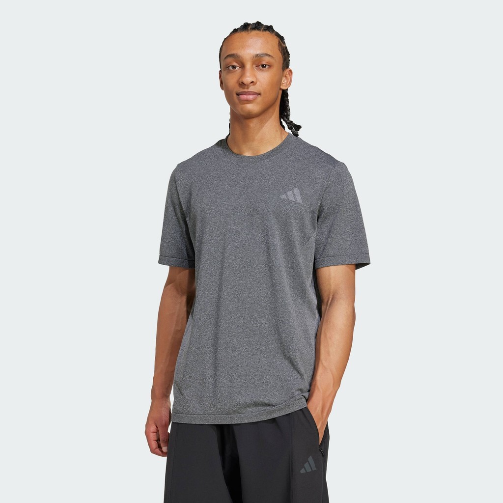 adidas Gym & Training Train Essentials Structure Tee Men Grey JX2710 ราคา ถูกที่สุด ดีลบีเคเค