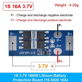BMS 1S 12A 16A 24A 3.2V LiFePO4 / 3.7V แบตเตอรี่ลิเธียมป้องกัน 18650 4.2V แรงดันไฟฟ้าการชาร์จ/วงจรสั้น