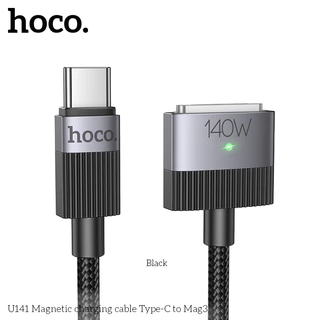 Hoco U141 สายชาร์จแม่เหล็ก สายชาร์จแมกบุค สำหรับ Type-C to Mag3 รองรับการชาร์จสูงสุด 140W