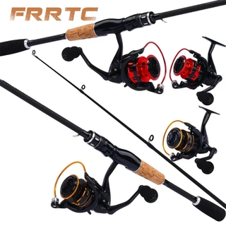 FRRTC ชุดคันเบ็ดและรอกคันเบ็ดสปินนิ่ง M Power 2 ส่วนและรอก 3000 ขนาด 5.2:1ชุดเหยื่อตกปลา