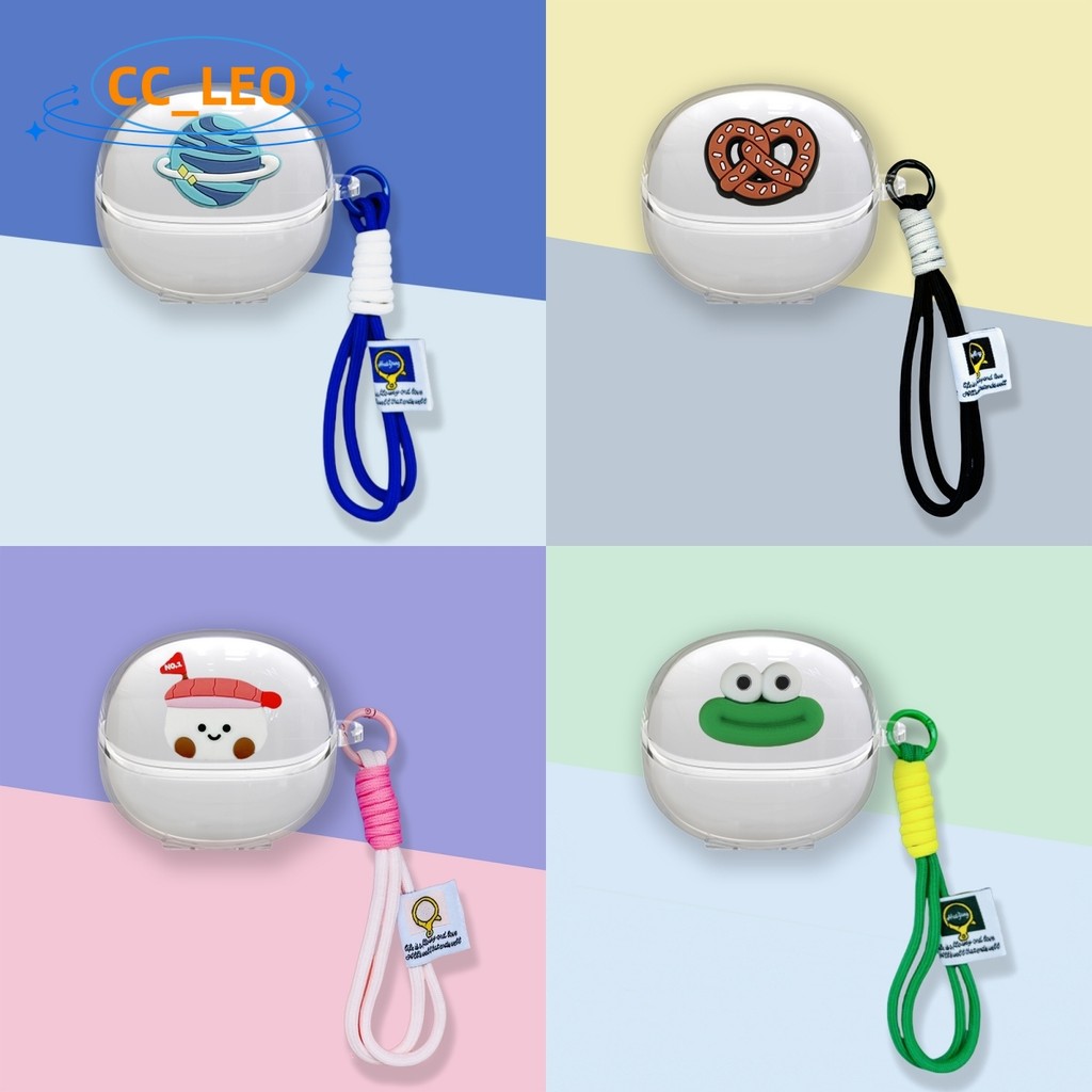 For UGREEN HiTune S5 Clear Case Cute Shiba Inu Piggy Lanyard Charm UGREEN HiTune S5 Shockproof Shell