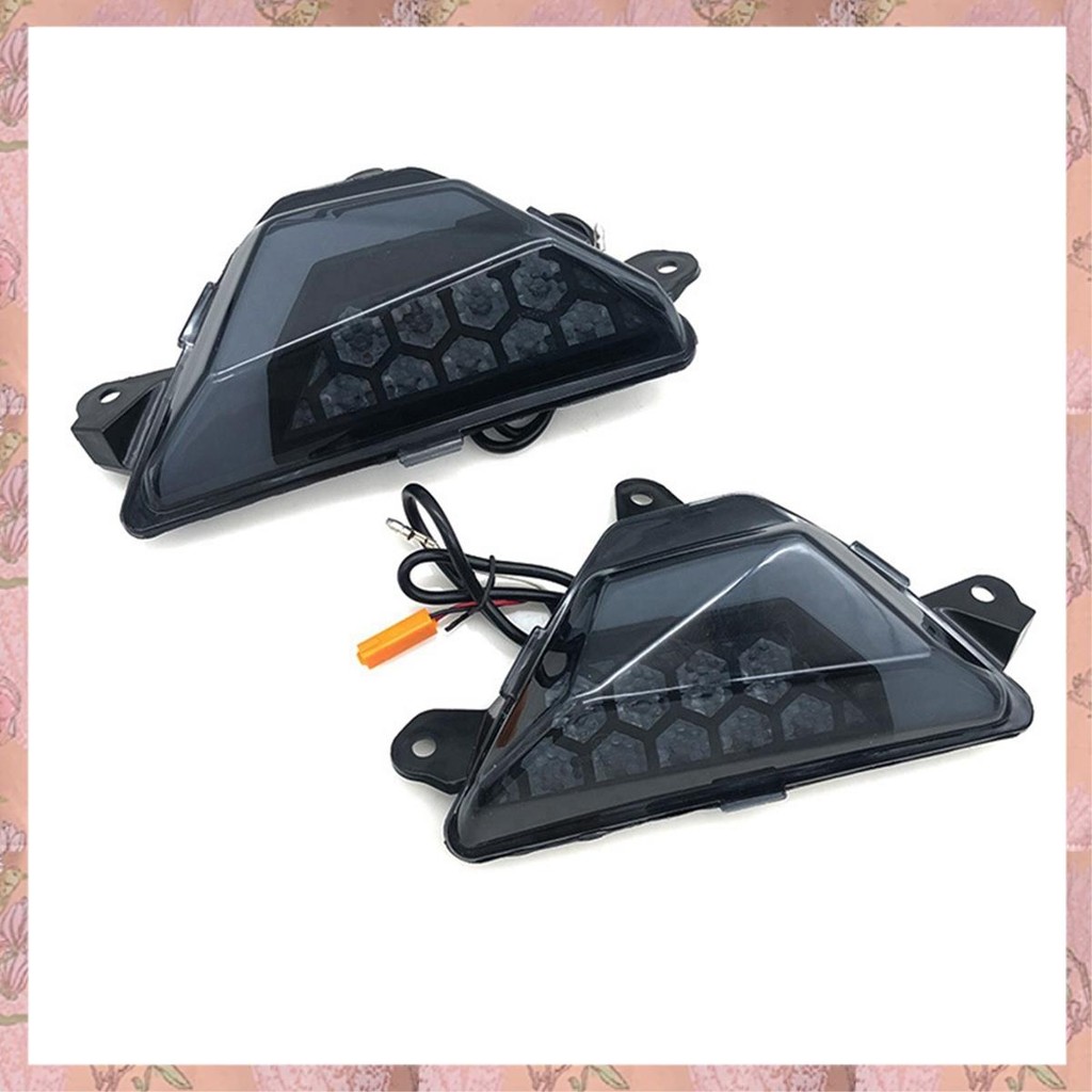 [h3w732xnj.ph] รถจักรยานยนต์ LED ไฟเลี้ยวไฟแสดงสถานะโคมไฟ Flasher สําหรับ 300 250 400 SX ZX6R ZX25R 
