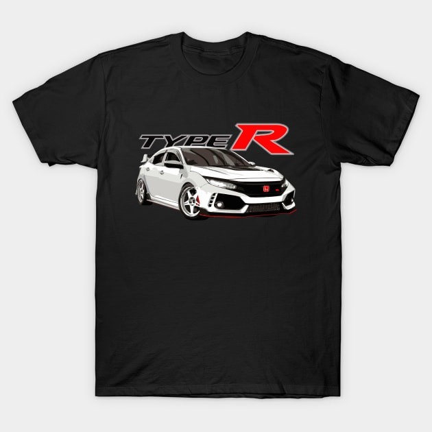 เสื้อยืด Vintage FK8 Civic Type R Championship White Spoon Varis T-Shirt แท้ Cotton 100% เกาหลี