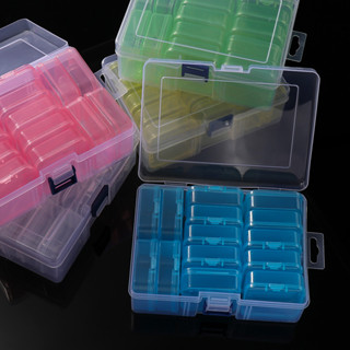 St. kunkka 1Set 14Pcs กล่องเก็บของลูกปัด กล่องเก็บพลาสติก