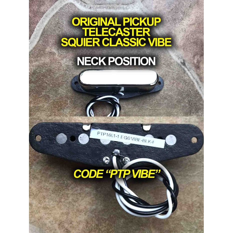 ชุดกระบะเดิม Telecaster Fender Squier Classic Vibe 50s Tele - NECK เท่านั้น