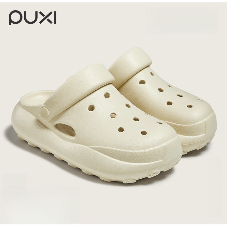 PUXI รองเท้าแตะกันลื่นสวมใส่ด้านนอกหนาSoledผู้ชายผู้หญิง