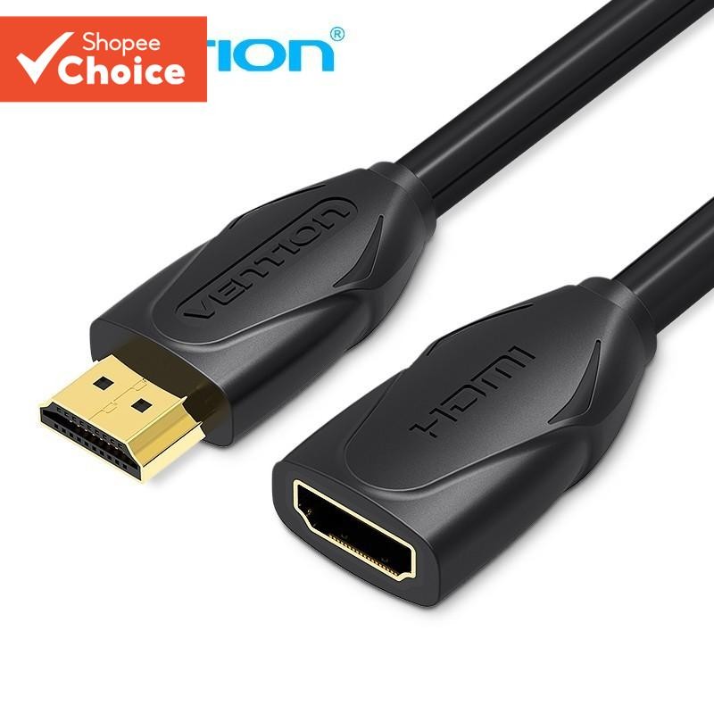 Vention สายต่อ HDMI 1080P ตัวผู้ เป็น ตัวเมีย สาย HDMI สําหรับโปรเจคเตอร์ แล็ปท็อป PC