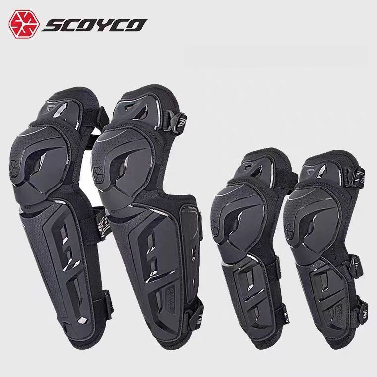 Saiyu สนับเข่าและข้อศอกรถจักรยานยนต์รถจักรยานยนต์ผู้ใหญ่อุปกรณ์ป้องกันออฟโรดป้องกันการตกป้องกันขาขี่