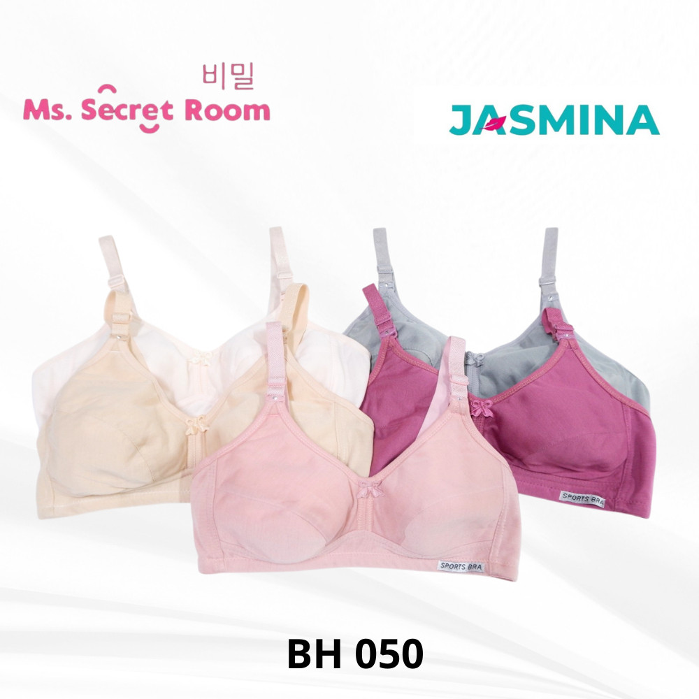 KATUN BRA BH DAILY SPORT BRA BASIC 050 I CUP B (MEDIUM) | SIZE 32 - 44 I WIRELESS I NO FOAM I FINE C