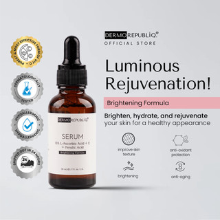 Dermorepubliq 15% L-Ascorbic Acid + E + Ferulic Acid Brightening Formula Serum