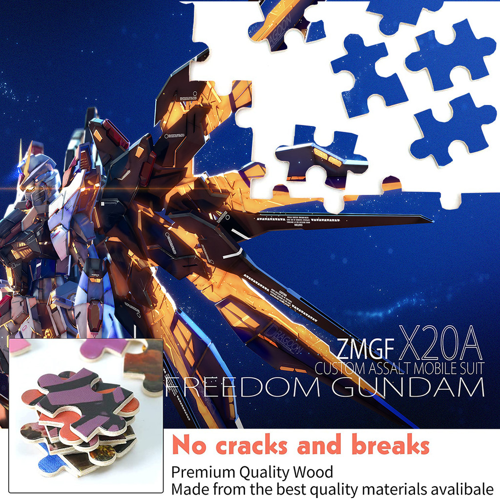 ใหม่ กันดั้ม 300 500 1000 ชิ้นจิ๊กซอว์ปริศนาตกแต่งบ้านเกมของขวัญ ร ราคา ถูกที่สุด ดีลบีเคเค แกลเลอรีภาพที่ 4