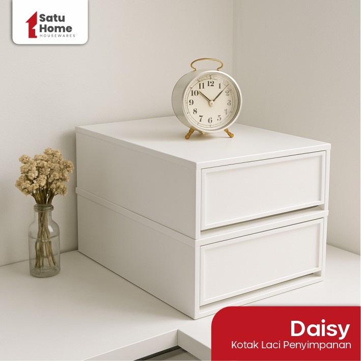 One.Home- DAISY DRAWER BOX/STACKING RACK/ภาชนะเก็บ/STACKING DRAWER/AESTHETIC DRAWER/BEDROOM DRAWER