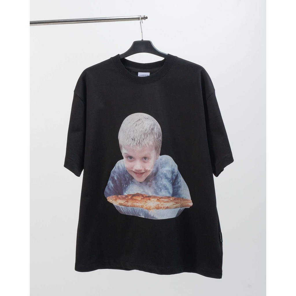 Fit Face Pie Boy Black Tee