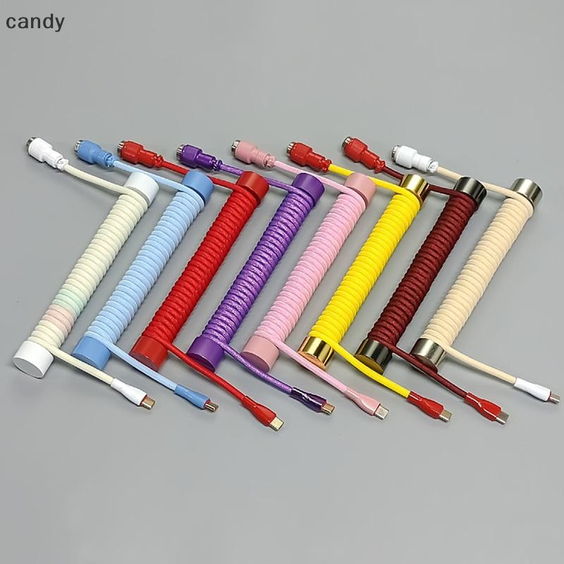 NDY Coiled Keyboard Cable Protection Rod Coiled Keyboard Cable Weight Rod Reel Stick Cable Organizer N