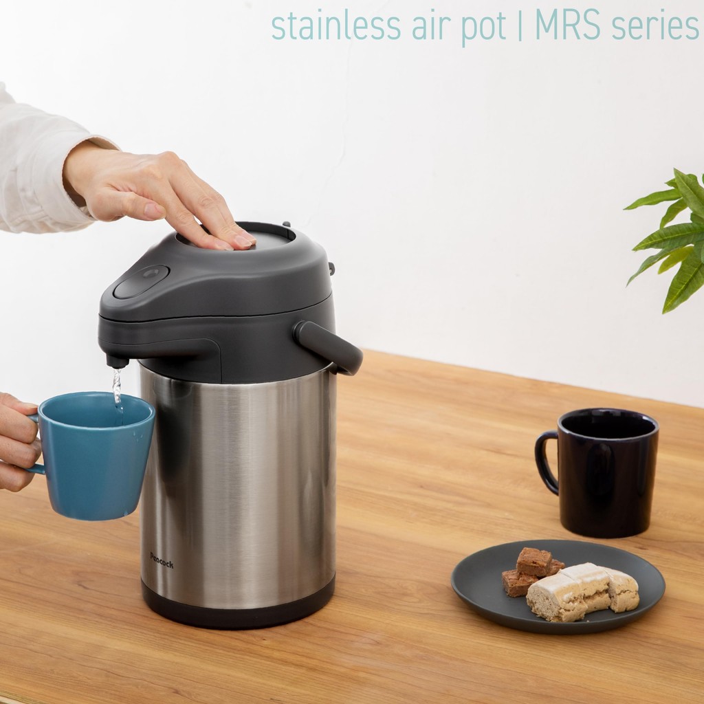 Peacock Stainless Steel Air Pot - Insulated, Energy-Saving, Wide Mouth, 2.2L/3L/4L for Tabletop UseDirect from Japan
 - รูปที่ 7