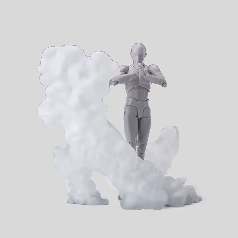 Soul Effect White Smoke Effect Parts SHF อุปกรณ์เสริมไม่มี Body รวมรุ่นจอแสดงผลอะนิเมะรูป