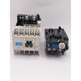 SN12 แม็กเนติก+ โอเวอร์โหลด ชุด S-N12+TH-N12KP กระแส: 1-3A(1-1.6) 1.7A(1.4-2.0) 2.1A(1.7-2.5) 2.5A(2-3) 3.6A(2.8-4.4) 5A