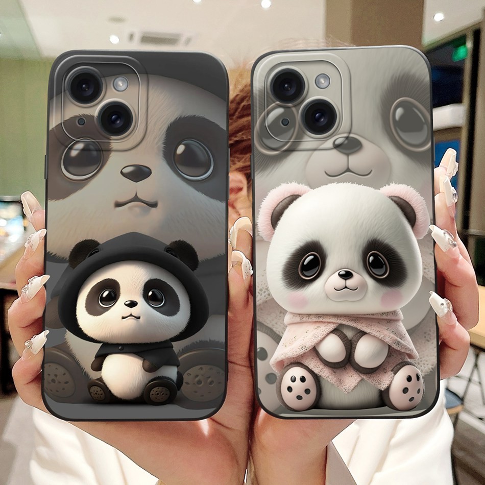 Tecno Spark Go 1 ใหม่กระต่ายน่ารักแพนด้าการ์ตูนปลอก Tecno Spark Go 2025 Go1 เลนส์ป้องกันซิลิโคนอ่อนนุ่มเคสโทรศัพท์ - รูปที่ 3