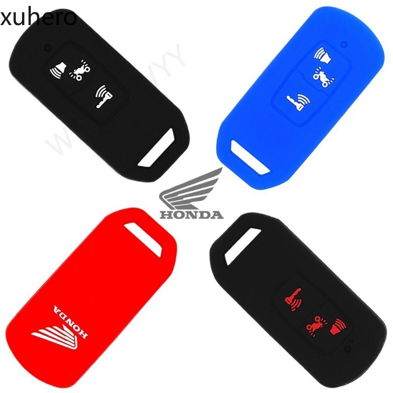 เคสกุญแจซิลิโคนสําหรับ Honda PCX PCX-160 PCX160 2 ปุ่ม
