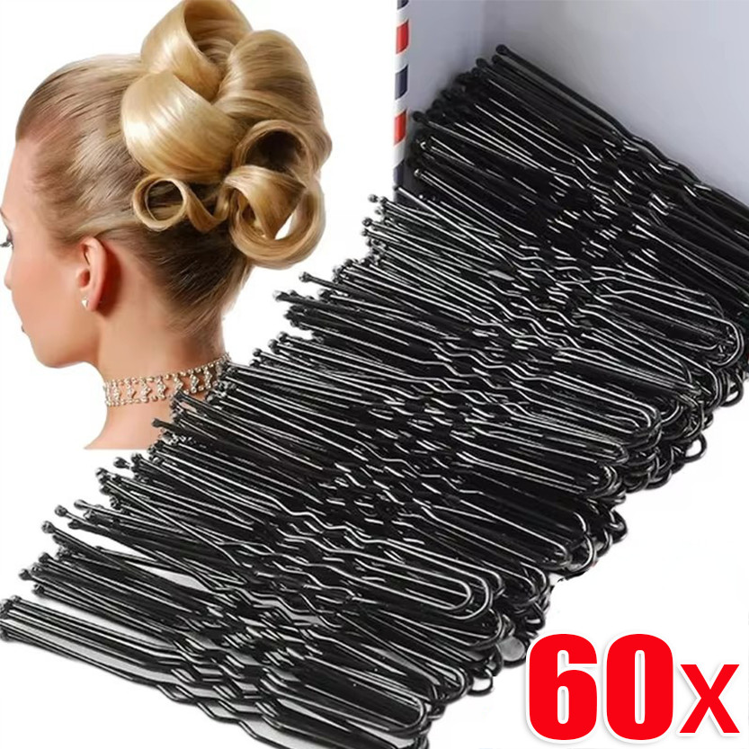 กิ๊บติดผมรูปตัวยูสีดํา / กิ๊บติดผมหยักที่มองไม่เห็น / ผู้หญิงเครื่องมือจัดแต่งทรงผม กิ๊บติดผม