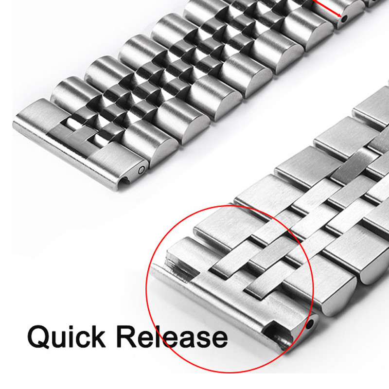 2pcs สแตนเลสตรงโค้ง End Link นาฬิกาสายเชื่อมต่ออะแดปเตอร์สําหรับ Seiko Jubilee Oyster 18 มม.20 มม.22 มม.24 มม.SKX007 SKX009 SKX173 SKX175 19 มม.21 มม.23 มม.