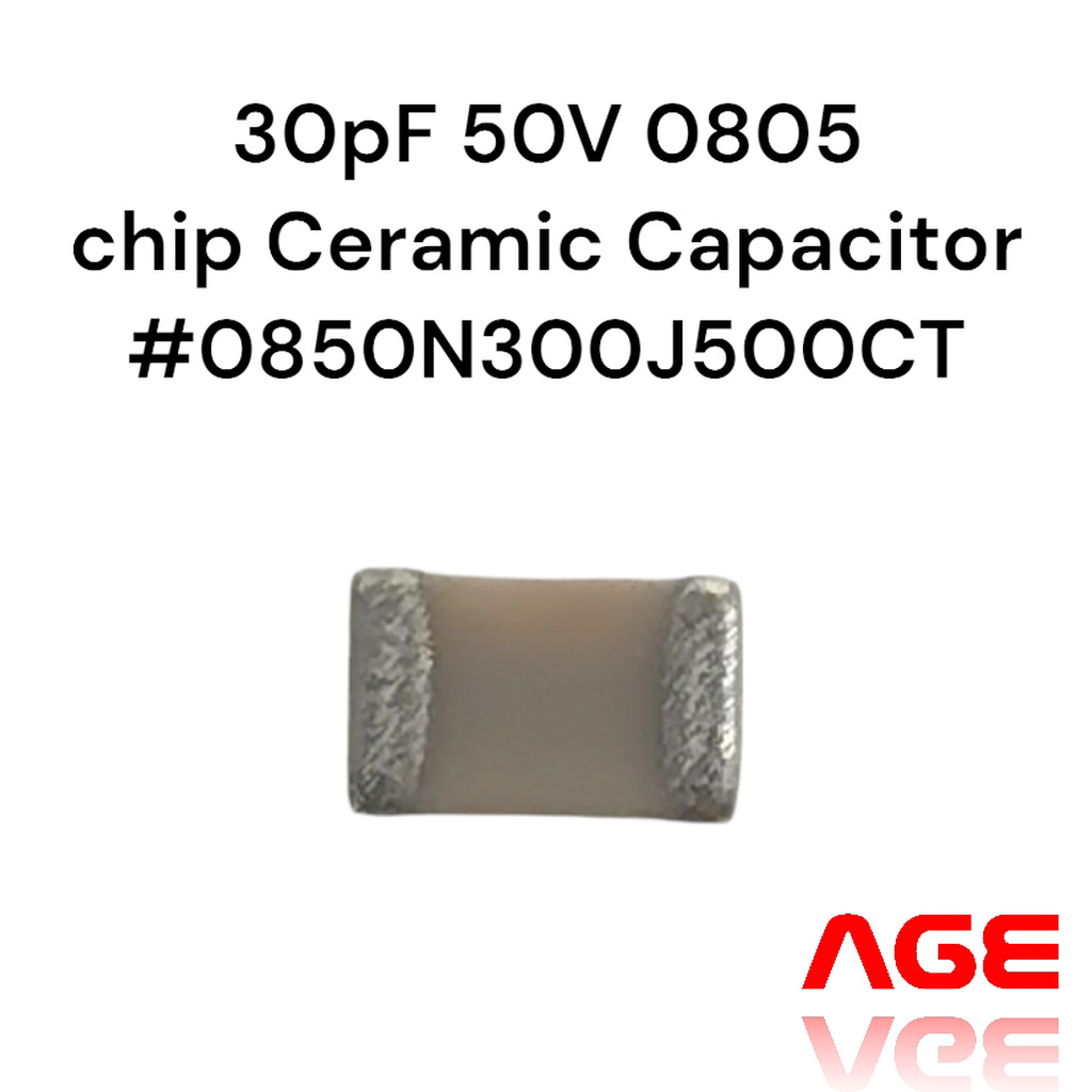 30pF 50V 0805 chip Ceramic Capacitor #0805N300J500CT
