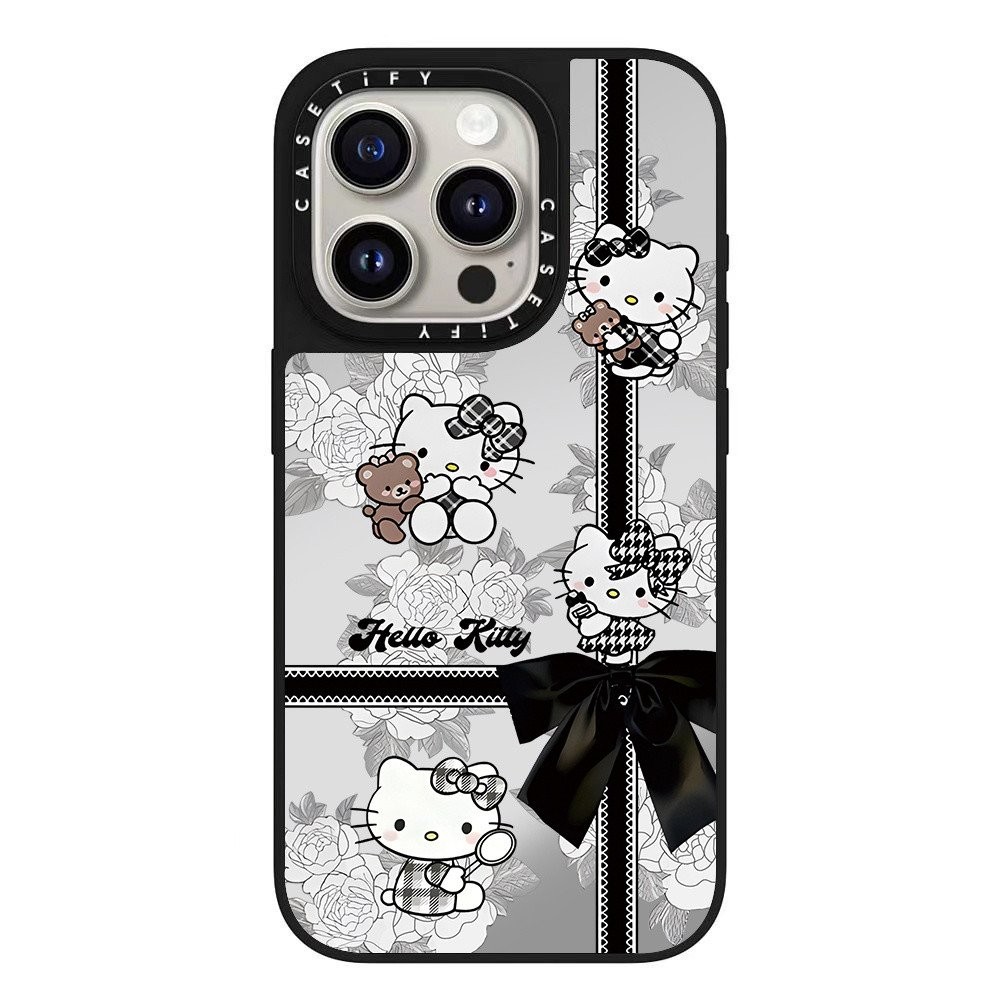 CASETi联名Hello Kitty 黑色蝴蝶结KT猫适用iPhone16Promax潮