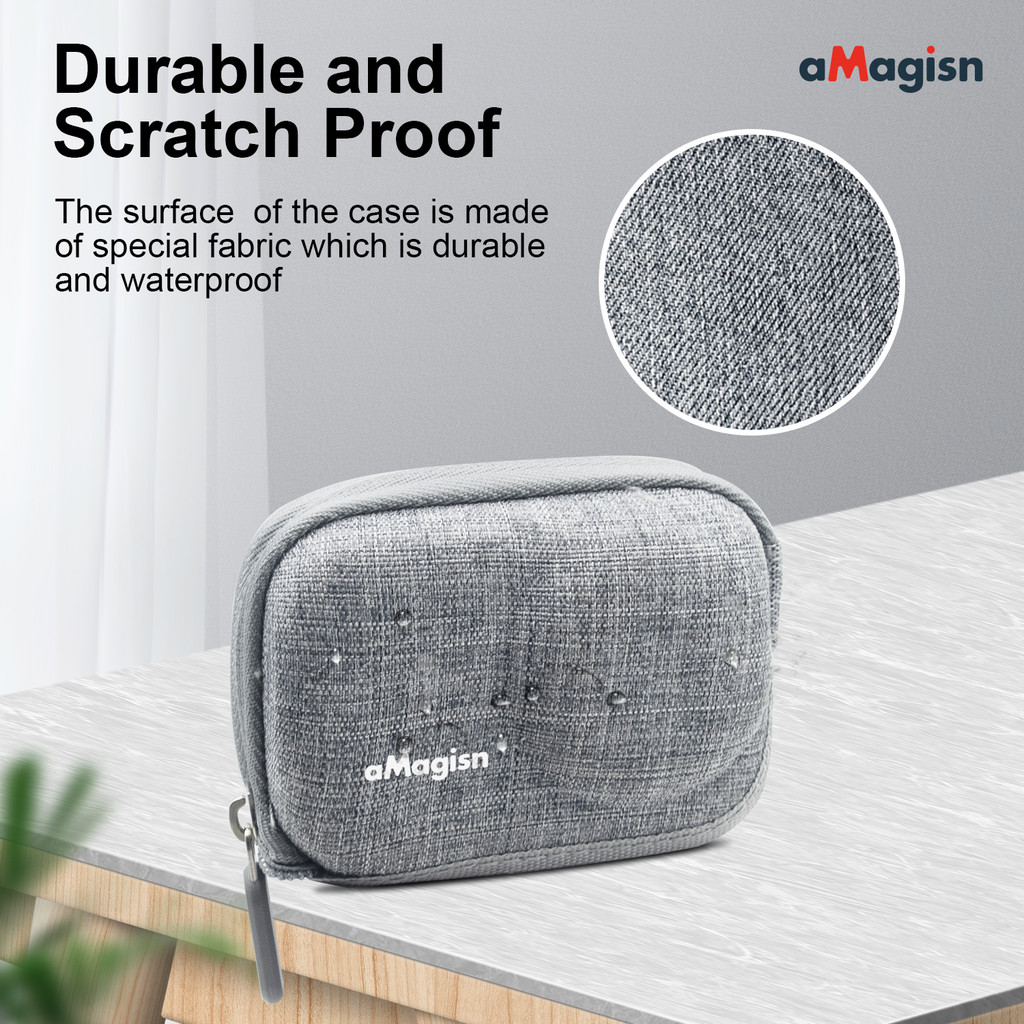 aMagisn  Mini Carry Case DJI Action 5 Pro / 4 / 3  กระเป๋าแบบสวมใส่ กันกระแทก กันน้ำ
