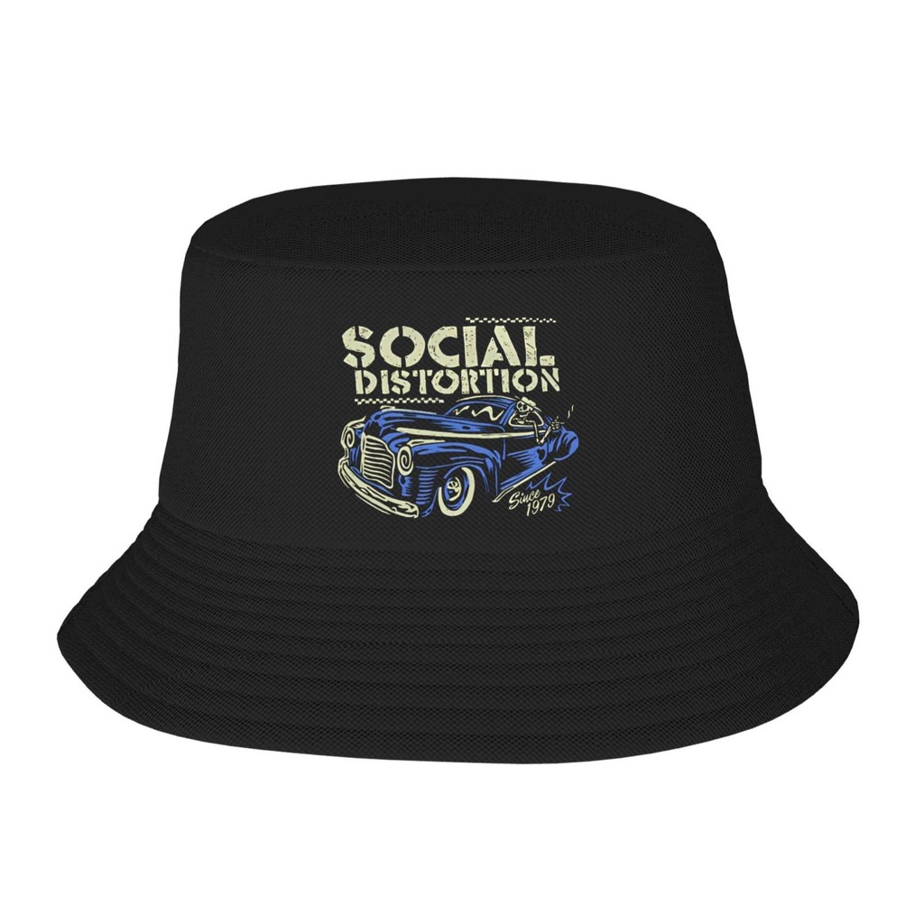 Social Distortion Vintage Ride Custom Design Bucket Hat